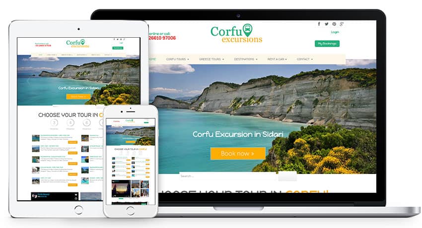 Corfu Excursions | Κατασκευή Ιστοσελίδων Κέρκυρα | Web Design Corfu